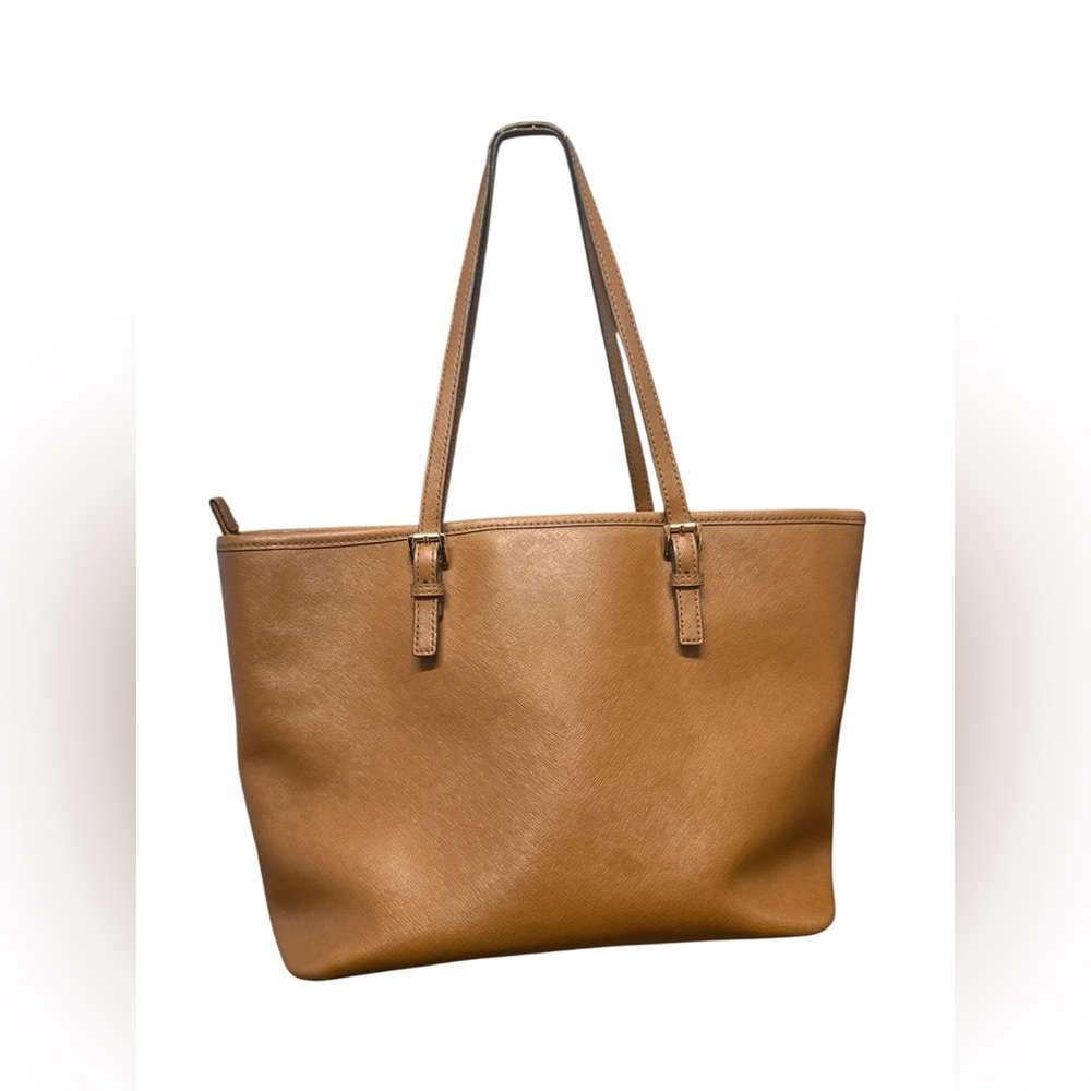Michael Kors Tan Leather Tote Bag - Picture 2 of 7